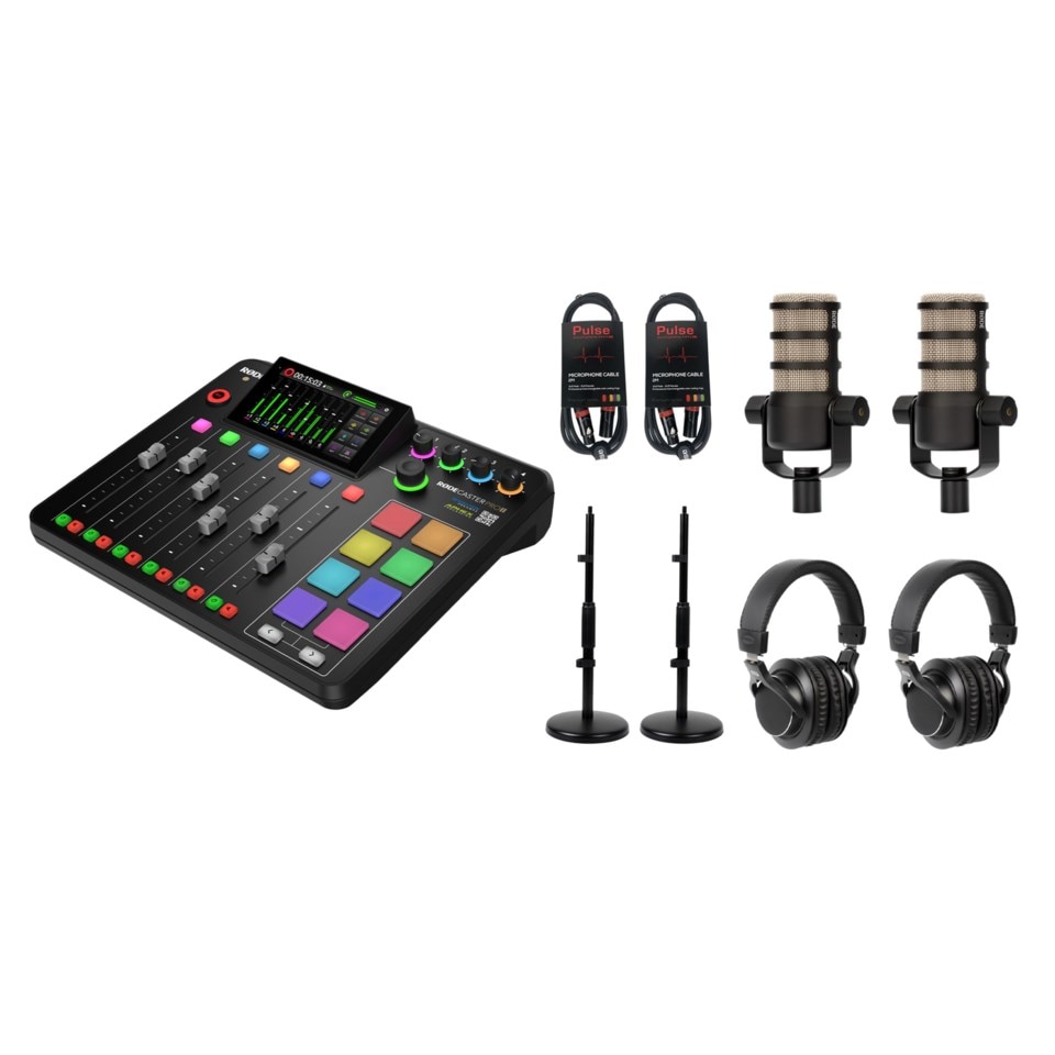 Rode Rodecaster PRO II Podcasting Bundle 2