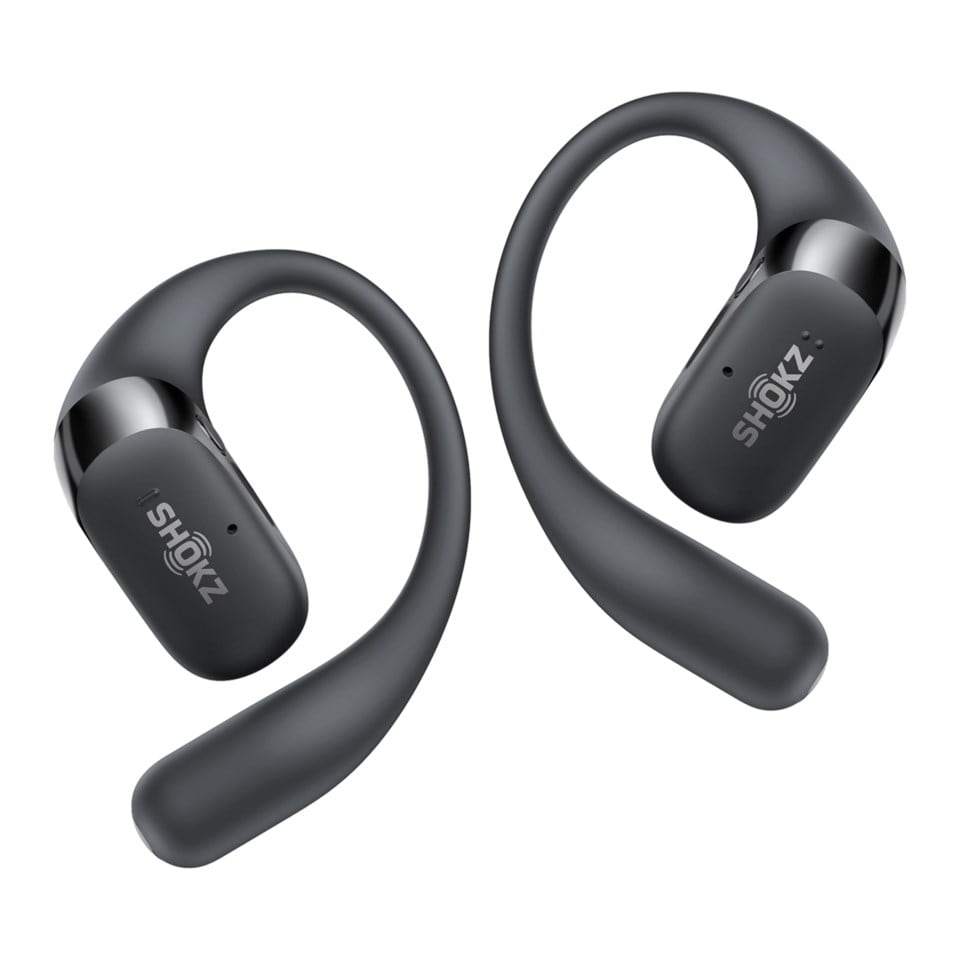 Shokz OpenFit 2+ TWS-hörlurar Svart