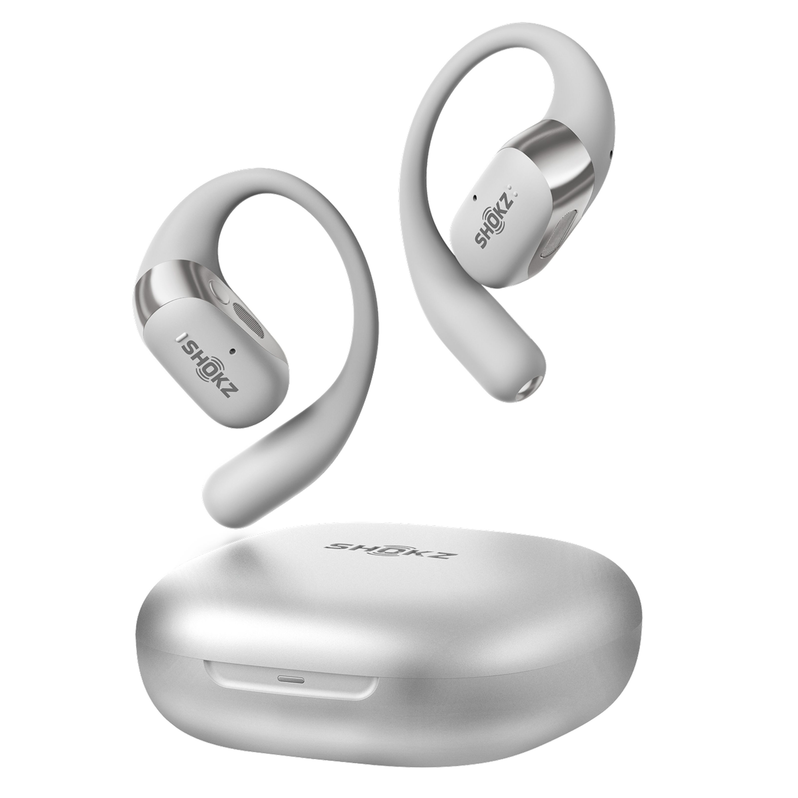 Shokz OpenFit 2+ TWS-hörlurar Grå