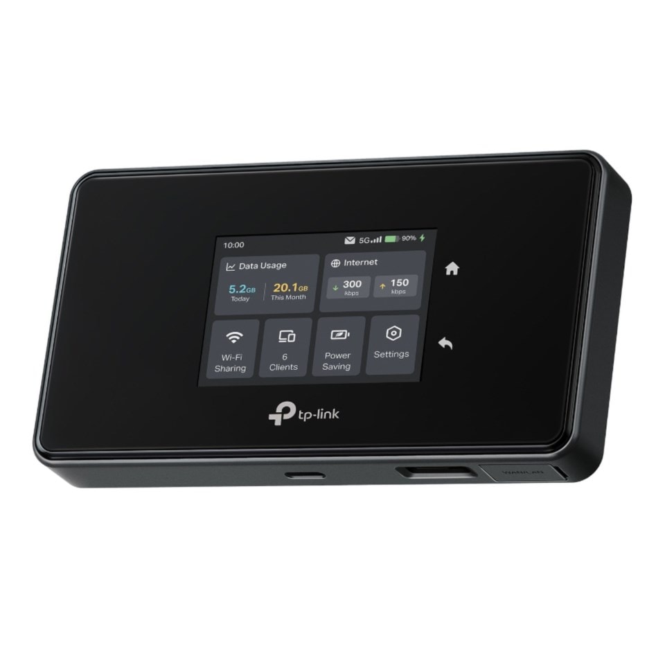 TP-link M8550 5G-router med modem AXE3600