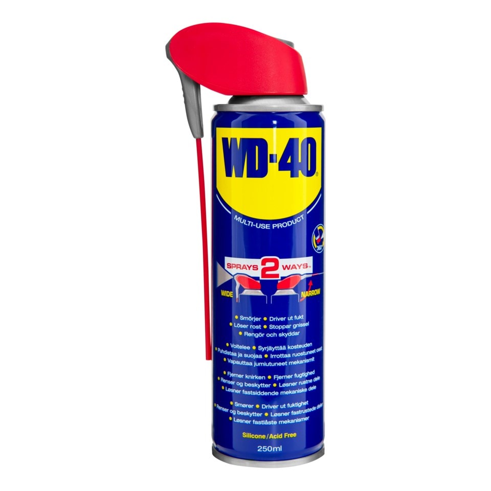 WD-40 Multispray 250 ml med Smart Straw