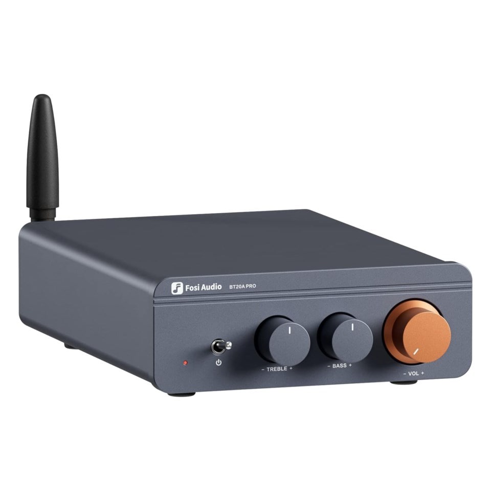 Fosi Audio forsterker med Bluetooth 2x100 W