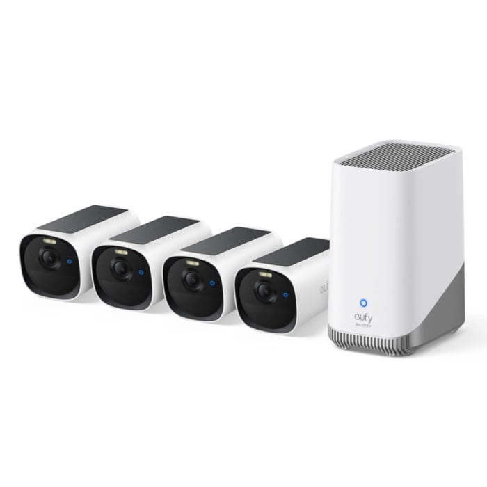 EufyCam 4x E40 overvåkningskamera (HomeBase S380)