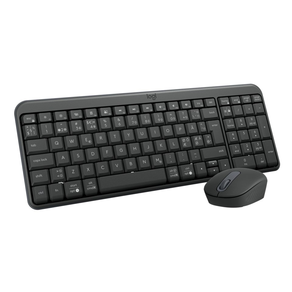 Logitech MK250 Trådløst tastatur med mus