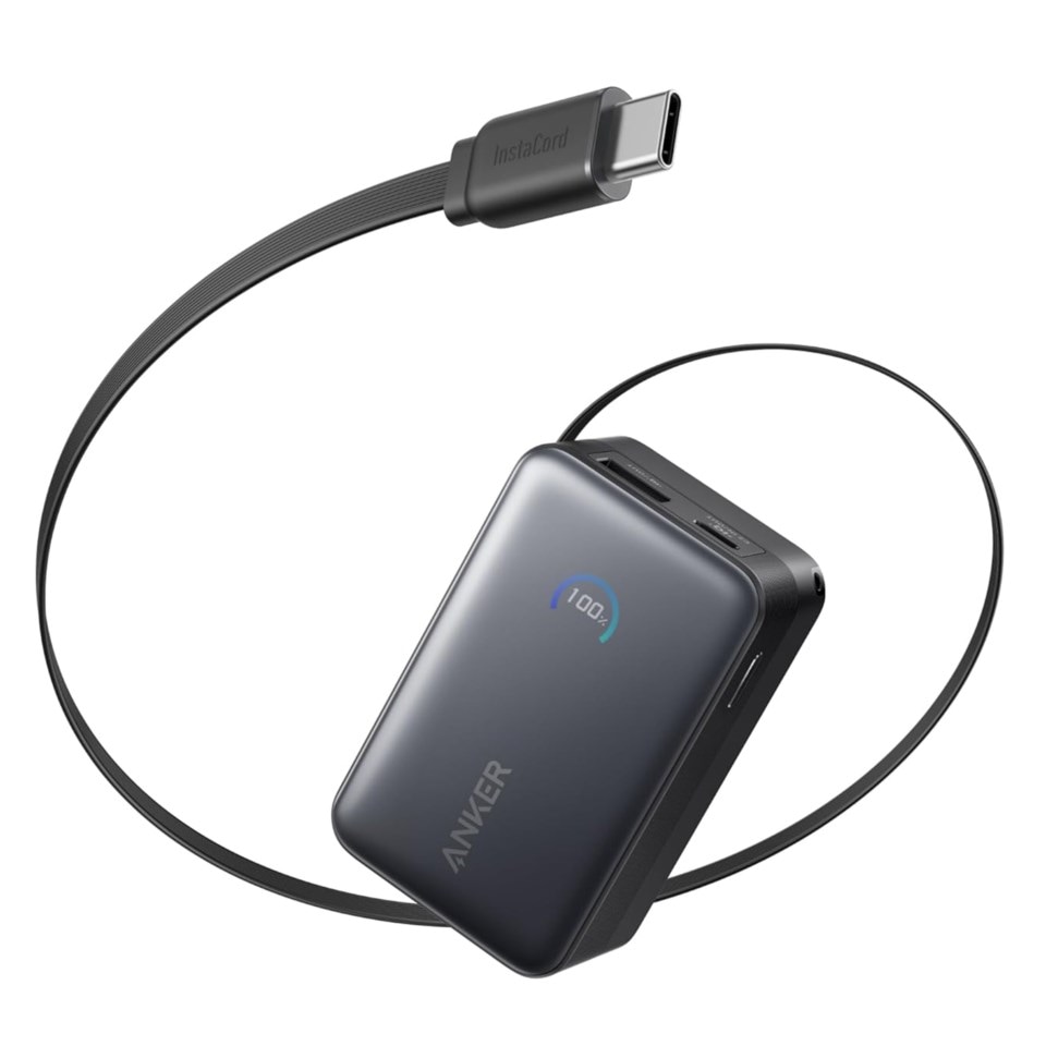 Anker Nano Powerbank 10 000 mAh 45 W Svart