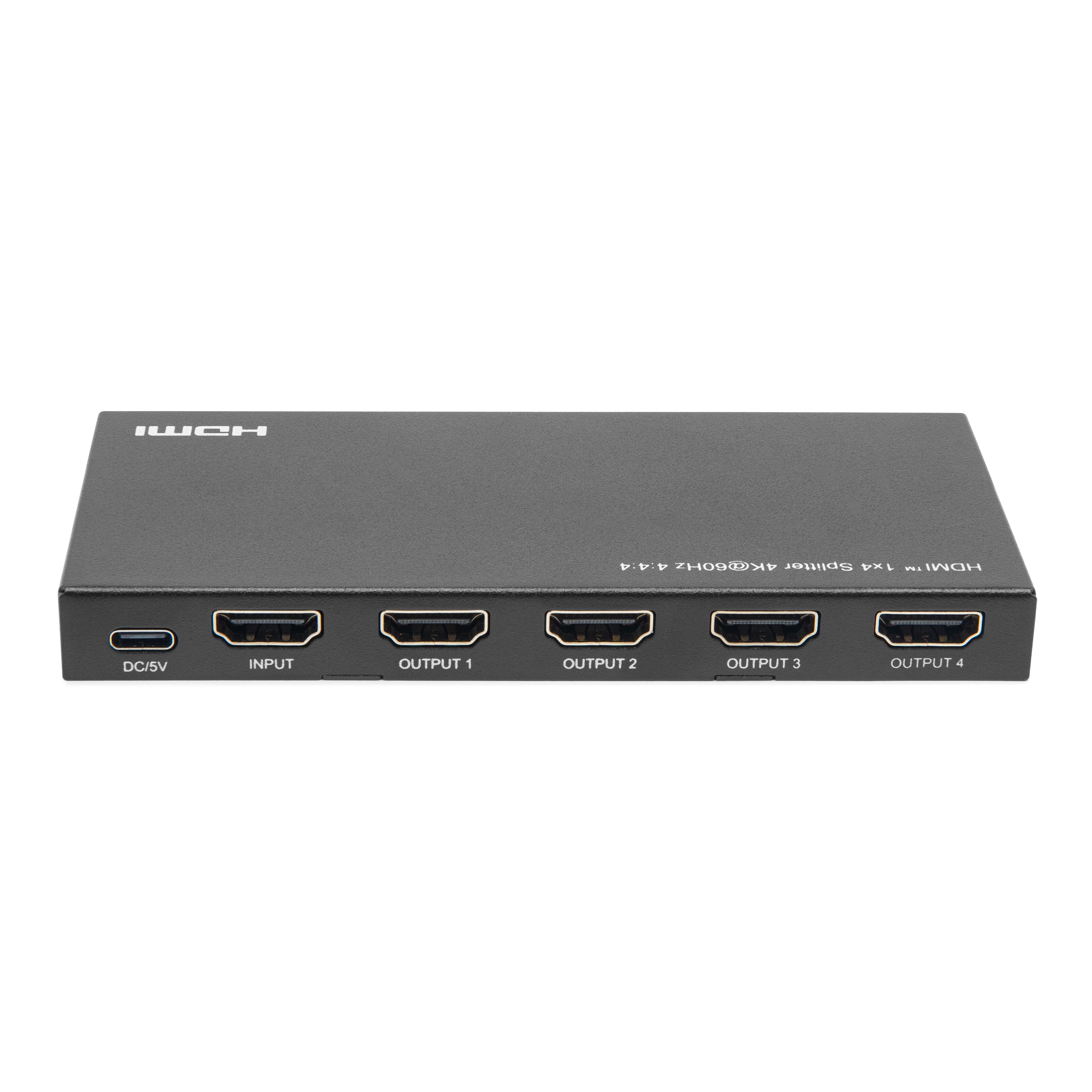 Luxorparts Aktiv HDMI -splitter 4K 1x4