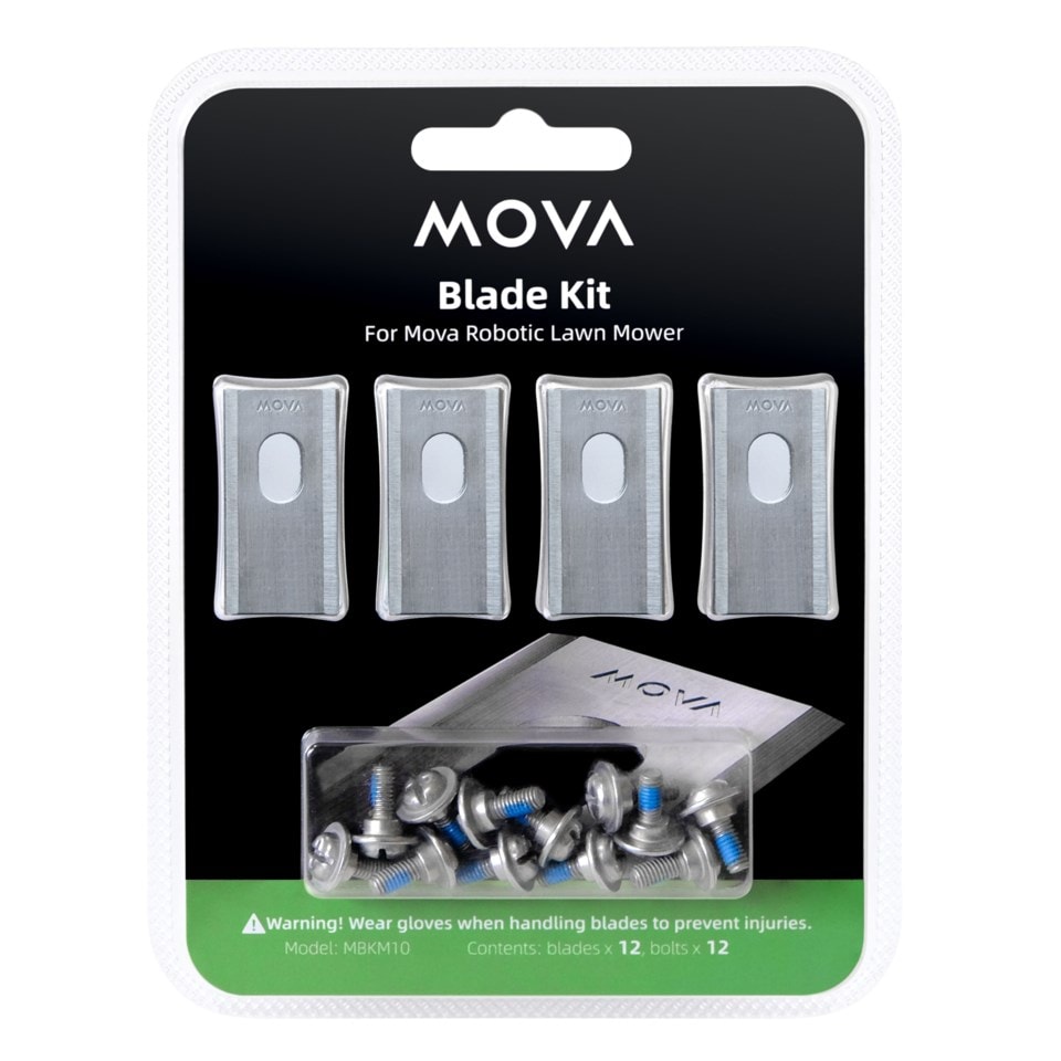 MOVA Reservkniv för robotgräsklippare 600/1000, 12-pack