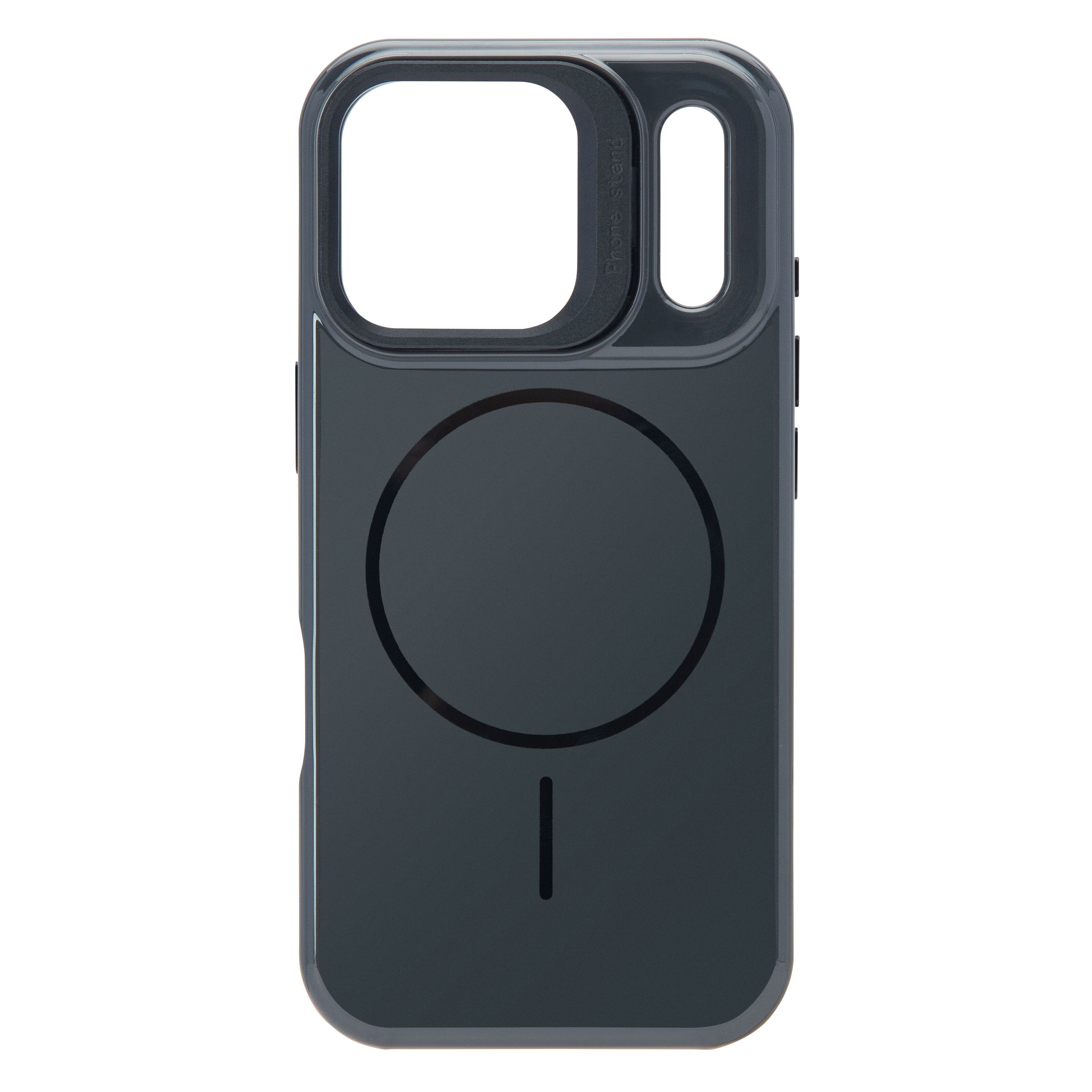 Linocell Flip Stand Case Mobildeksel for iPhone 17 Pro Svart