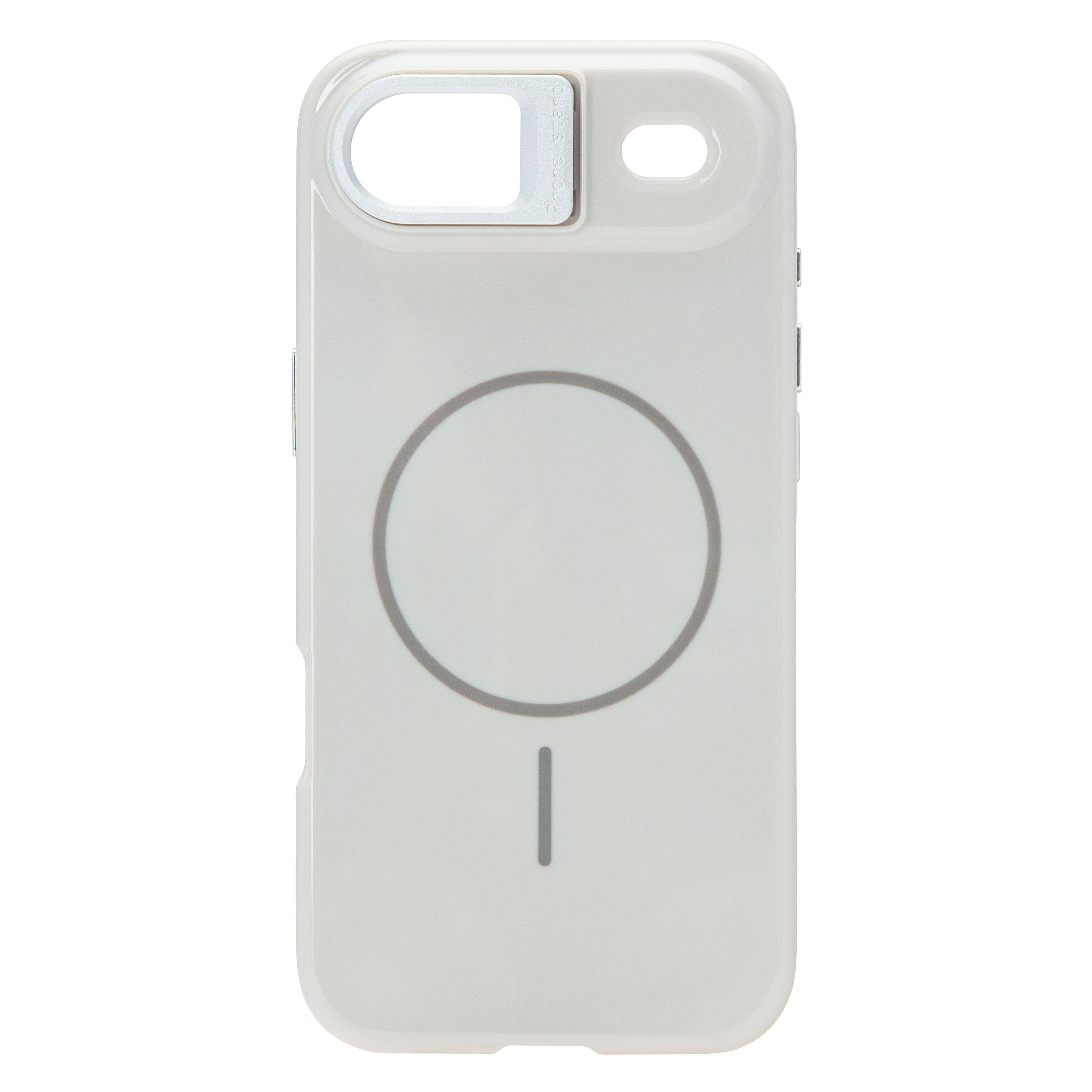 Linocell Flip Stand Case Mobildeksel for iPhone Air Hvit