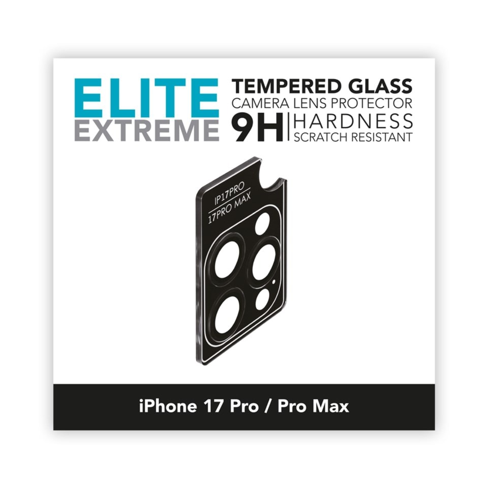 Linocell Elite Extreme Skydd för kameralinsen på iPhone 17 Pro och Pro Max