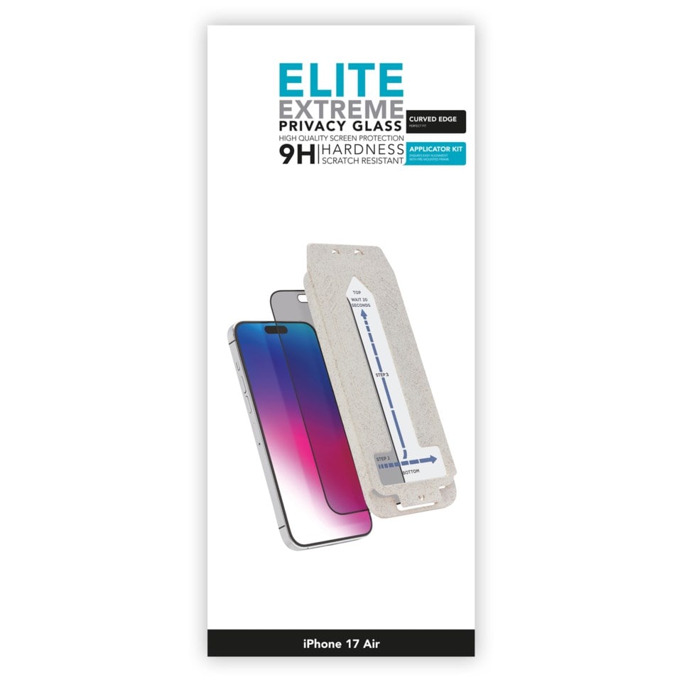 Linocell Elite Extreme Curved Privacy Skärmskydd för iPhone Air