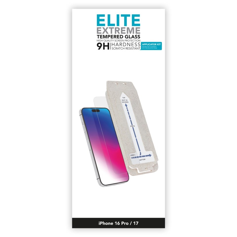 Linocell Elite Extreme Skärmskydd för iPhone 16 Pro och 17