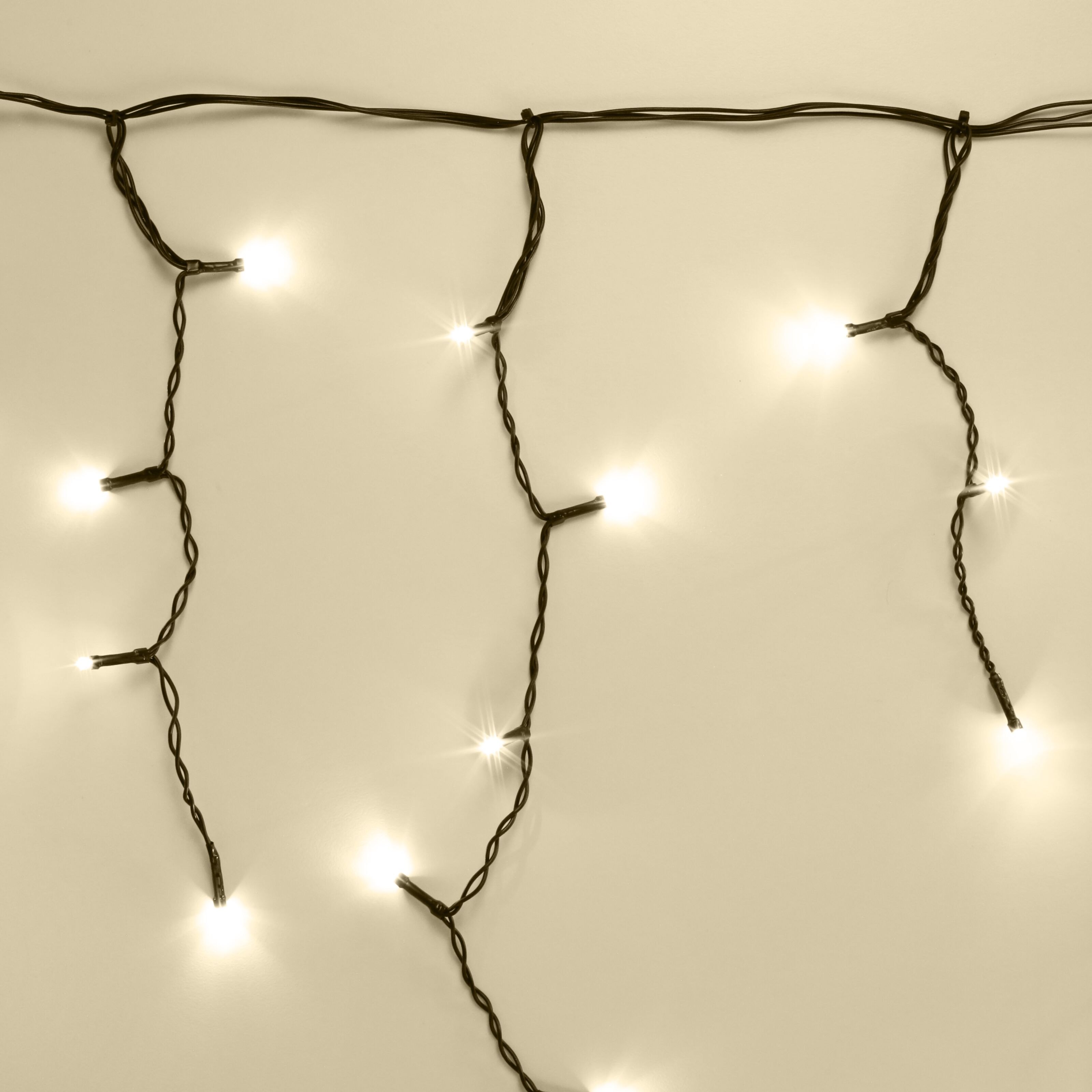 Ljusslinga Istapp 360 LED 10,65 m (svart)