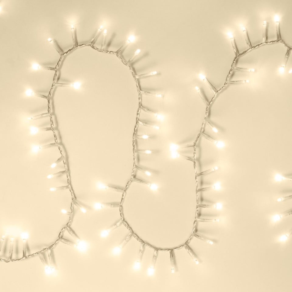 Lyslenke 2000 LED 40 m (gjennomsiktig)