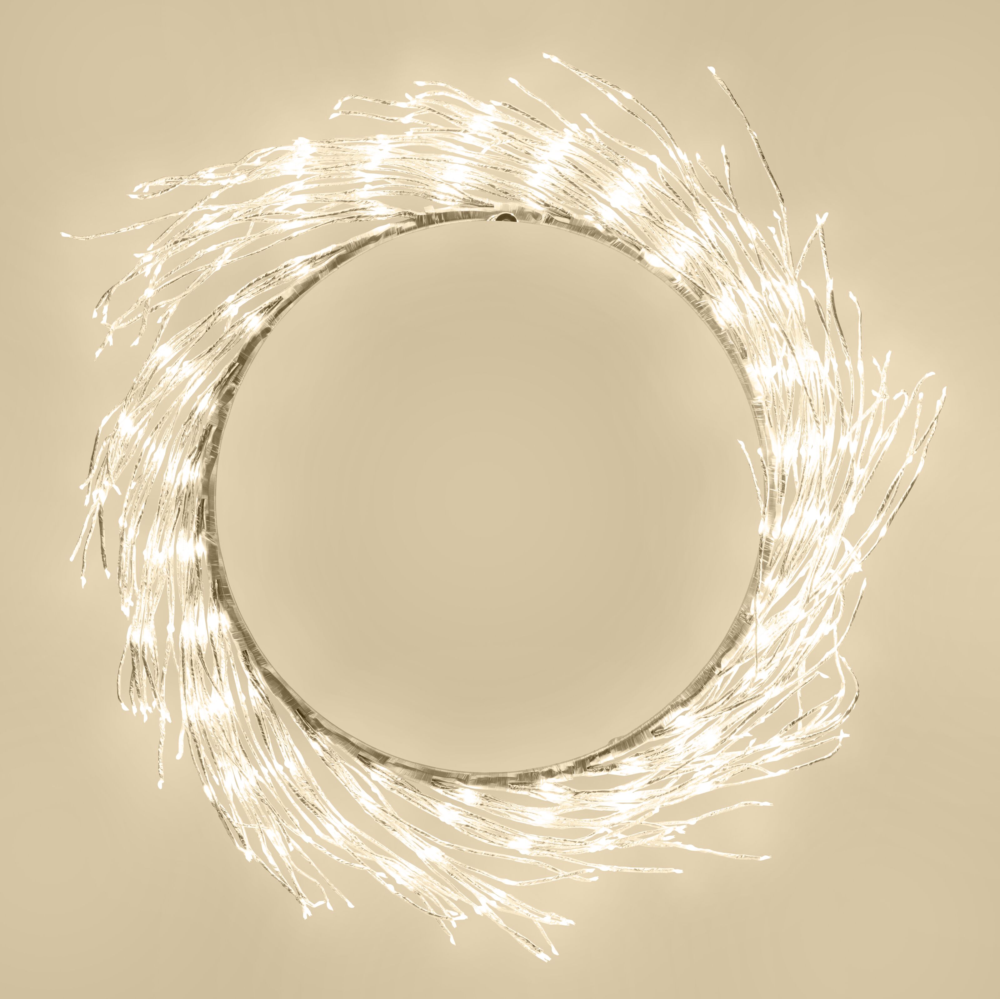 Lyskrans Ring 936 LED Ø50 cm (sølv)