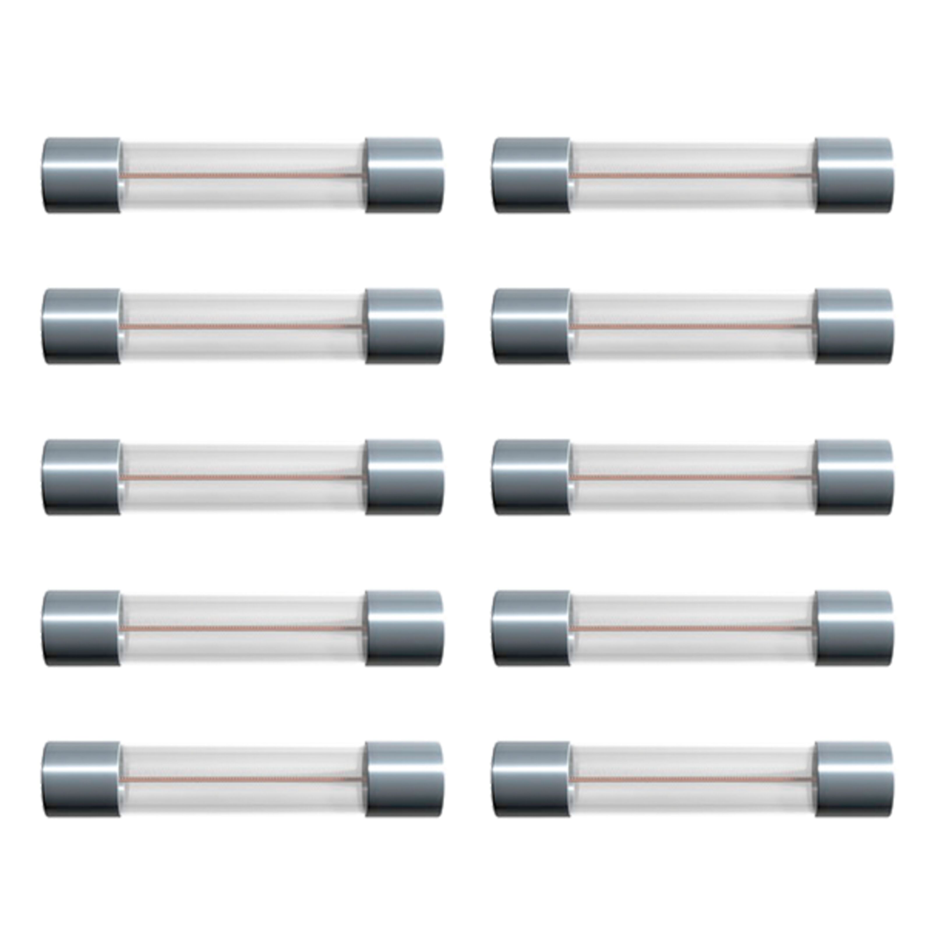 Glasrörssäkring 6x32 mm 1 A Trög (T) 10-pack