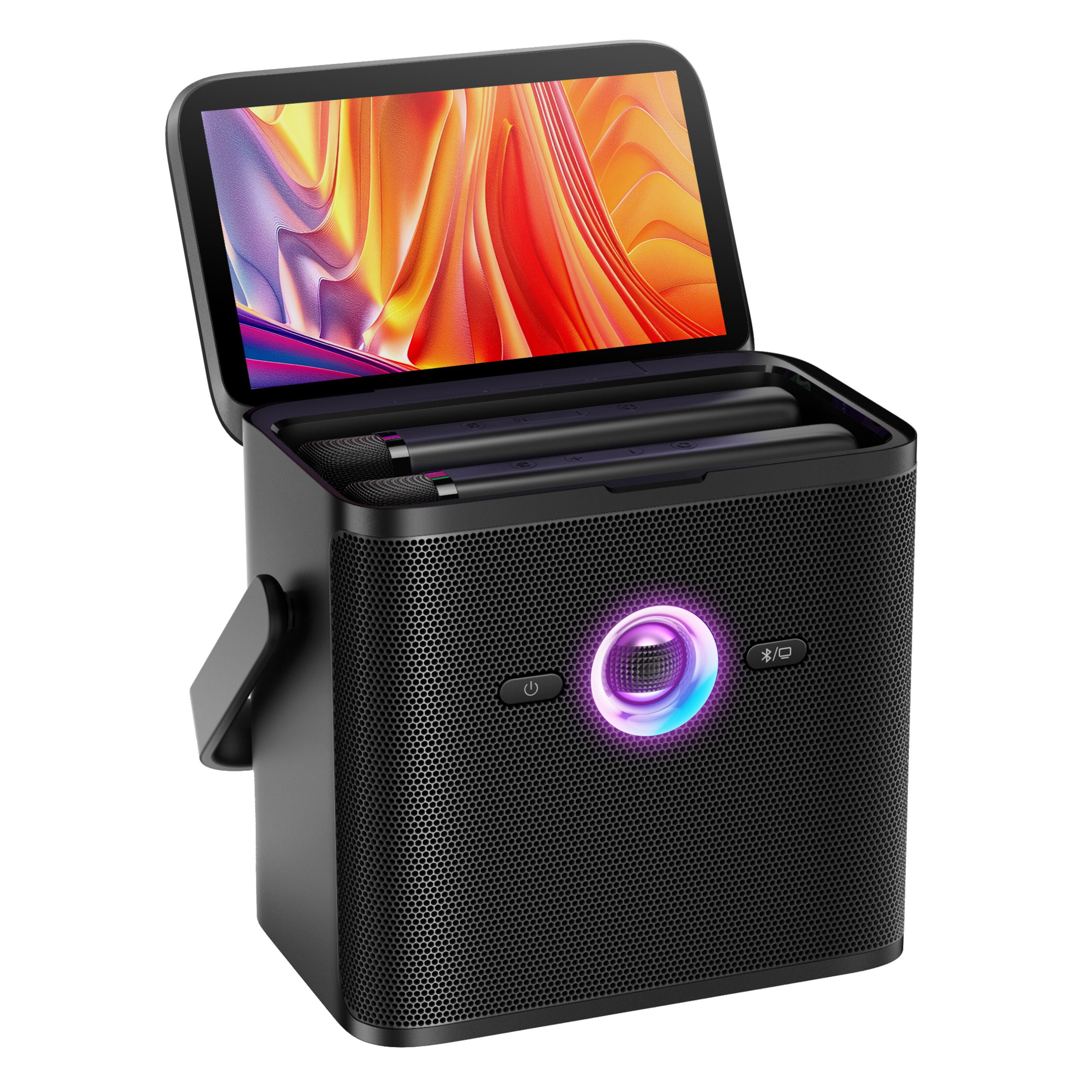 Ikarao Shell S3 Bærbar karaokemaskin med 7" HD-skjerm