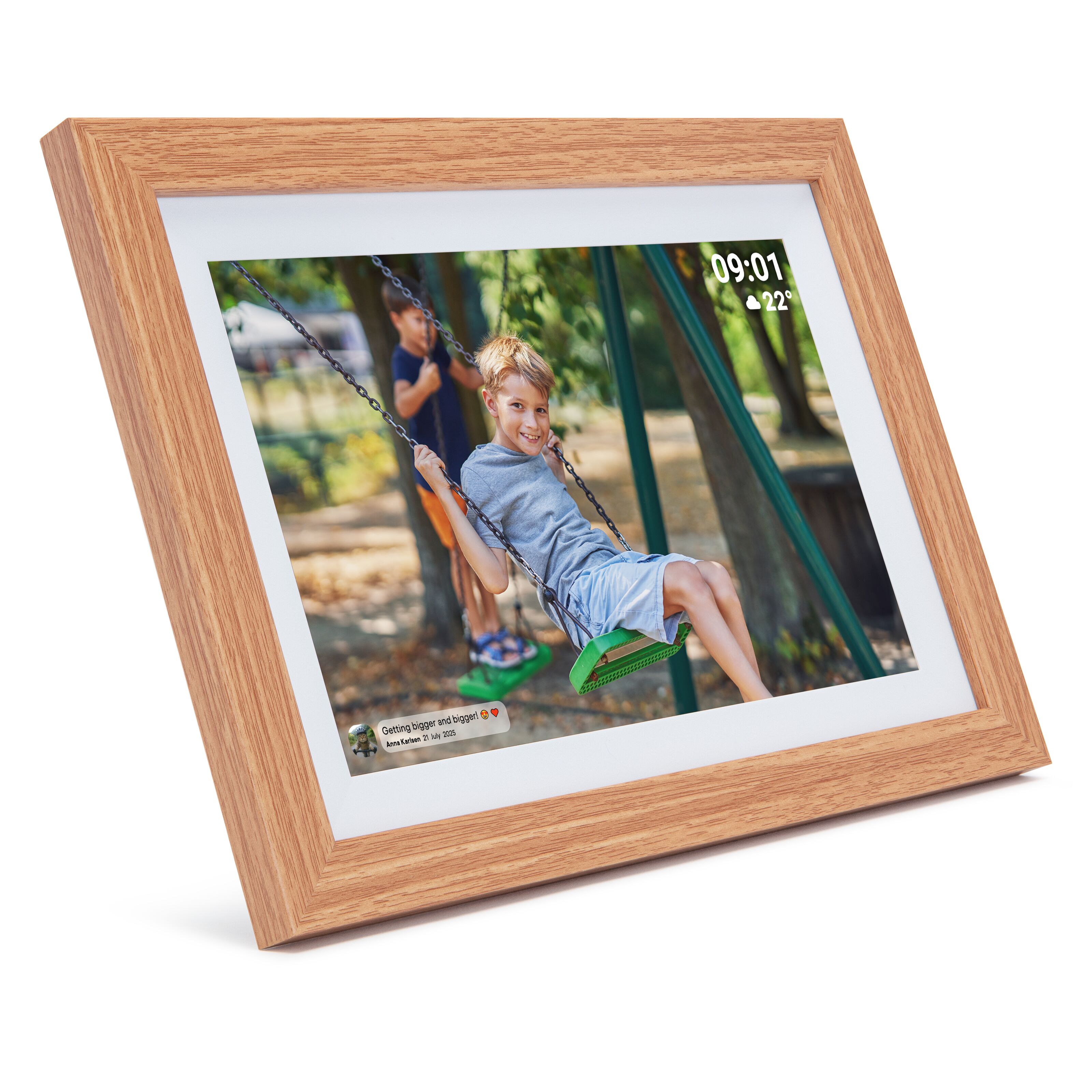 Digital Frameo fotoram 10,1” med wifi Eklaminat