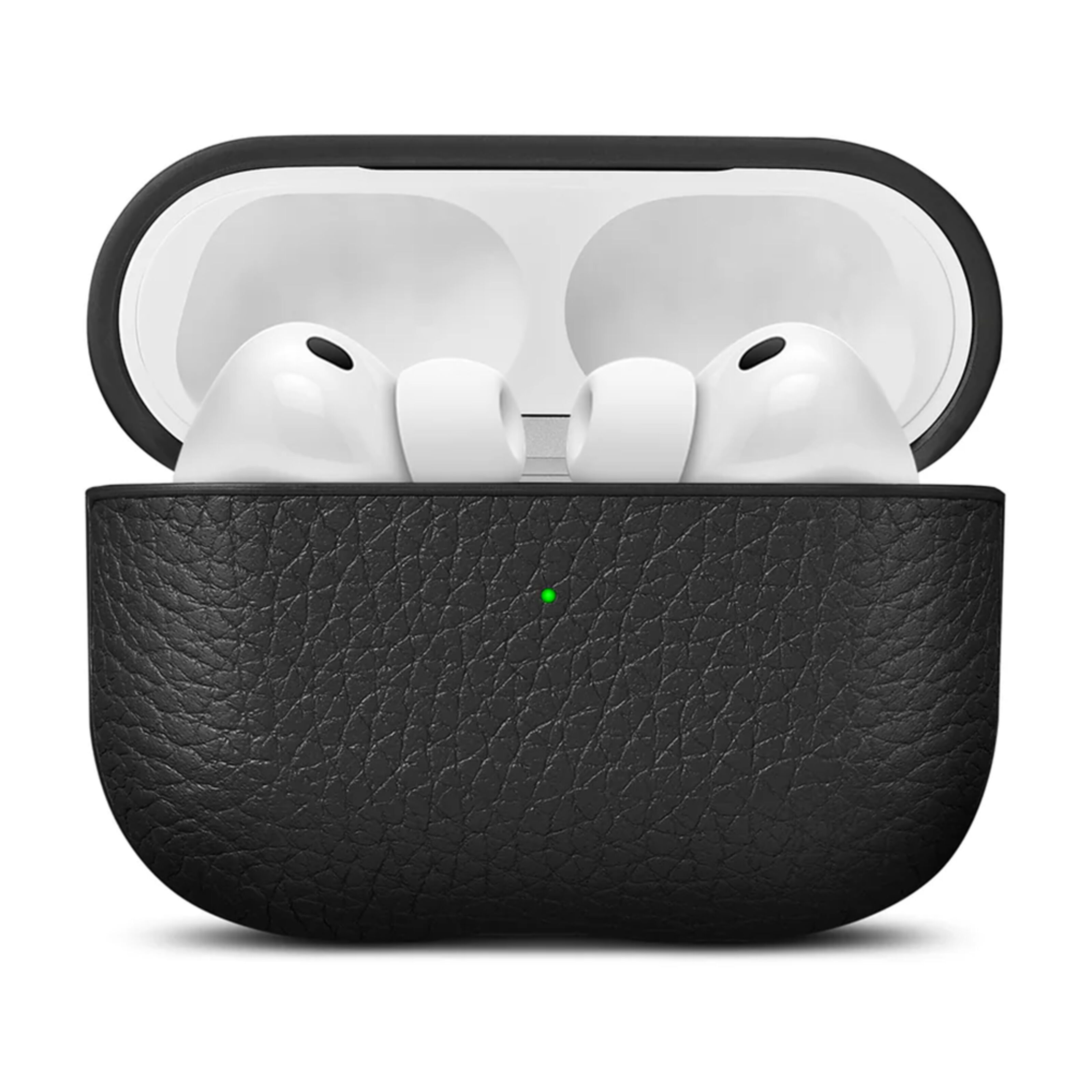 WOOLNUT Skal i läder till AirPods Pro 3-laddfodral Svart