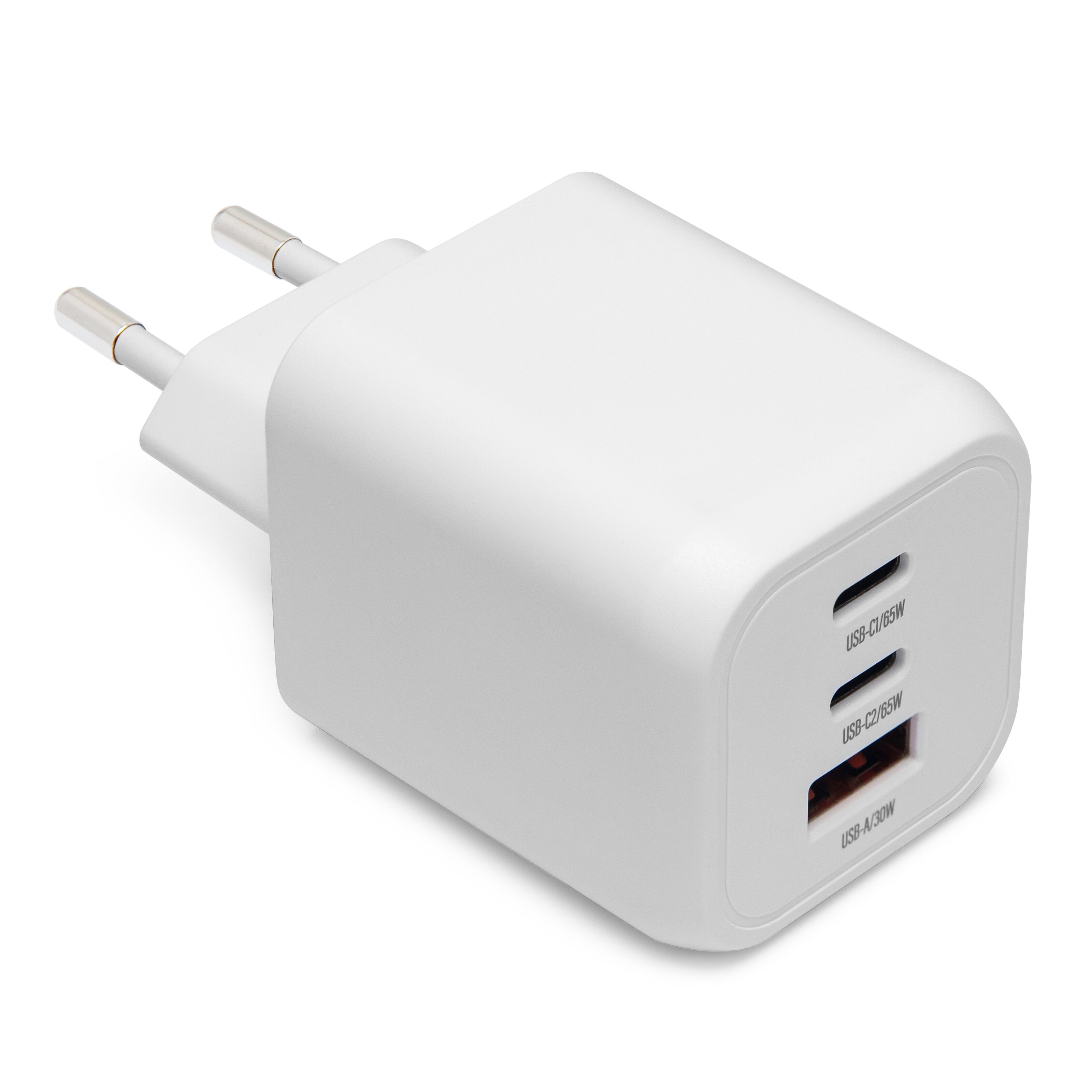 Linocell Premium GaN multilader 65 W PD Hvit