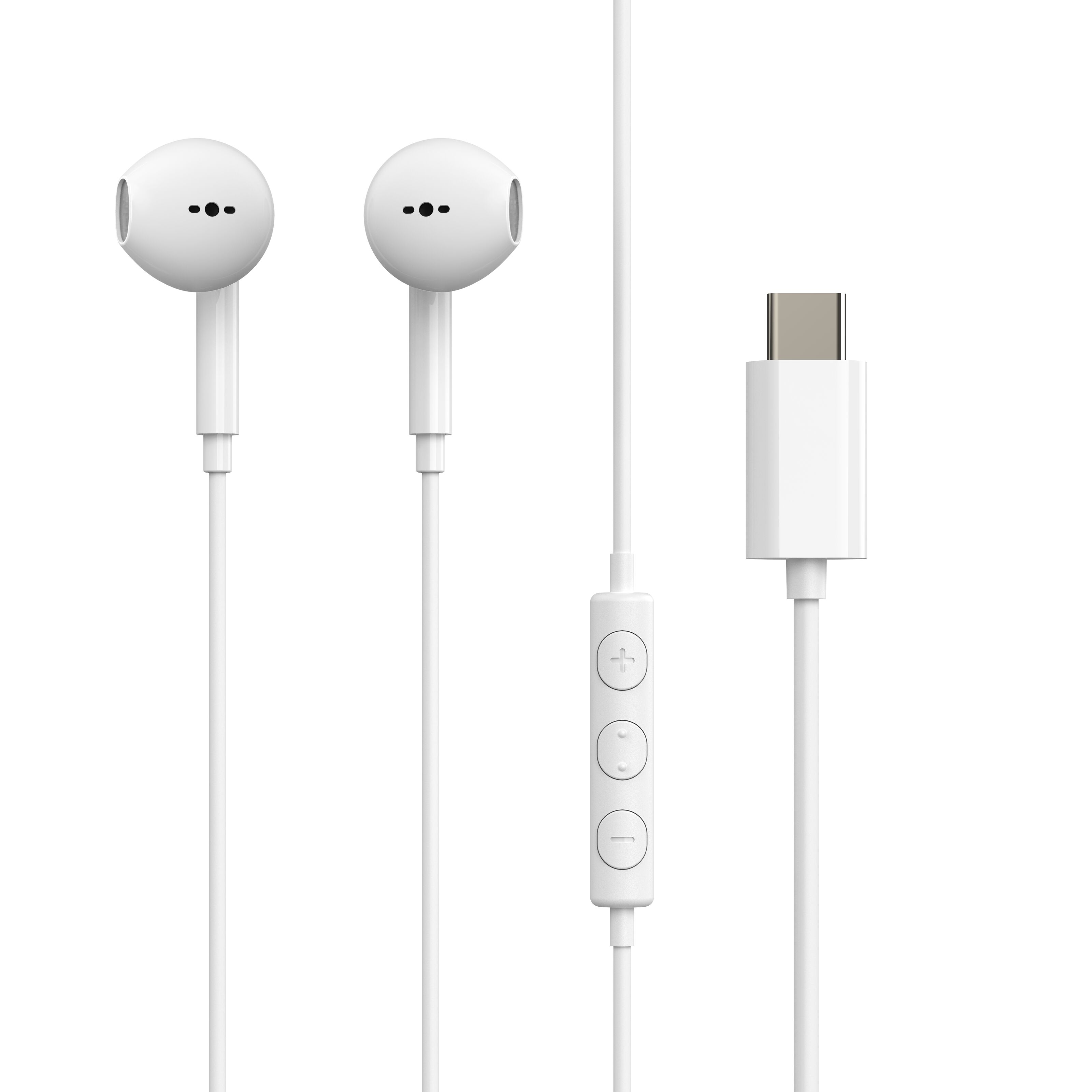 Nomadelic USB-C-hörlurar Solo 100 Vit