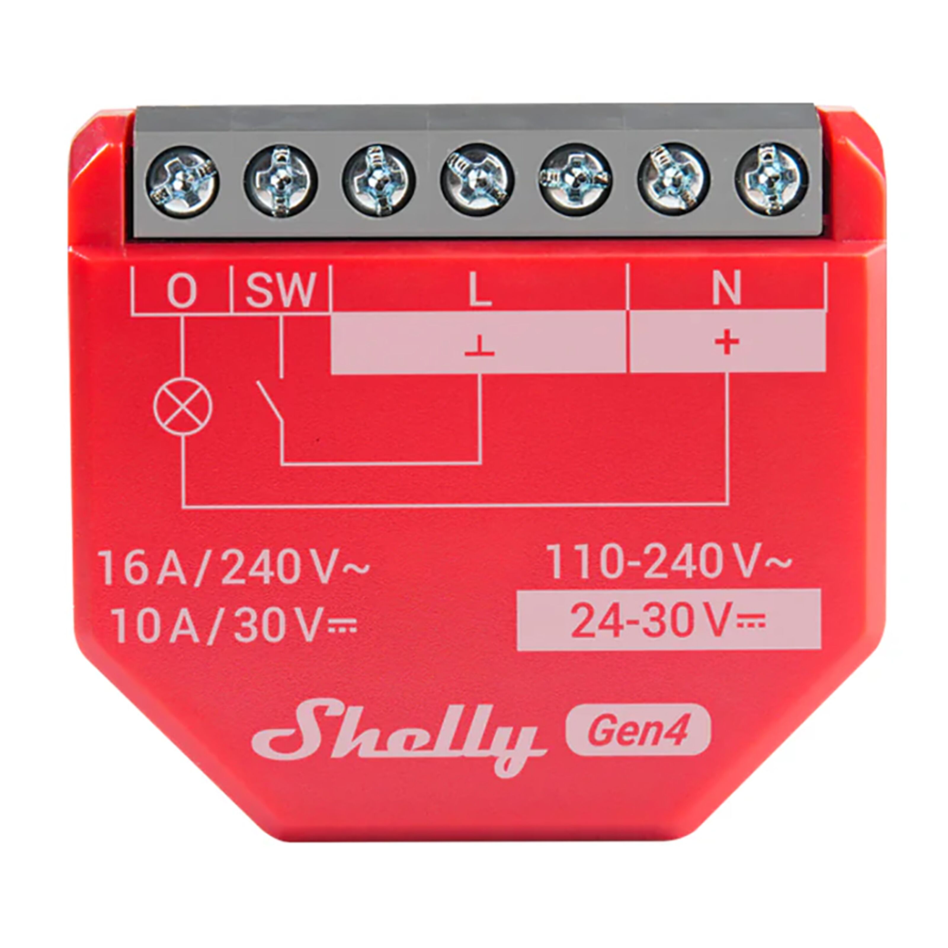 Shelly 1PM Gen4 smart strømbrytermodul