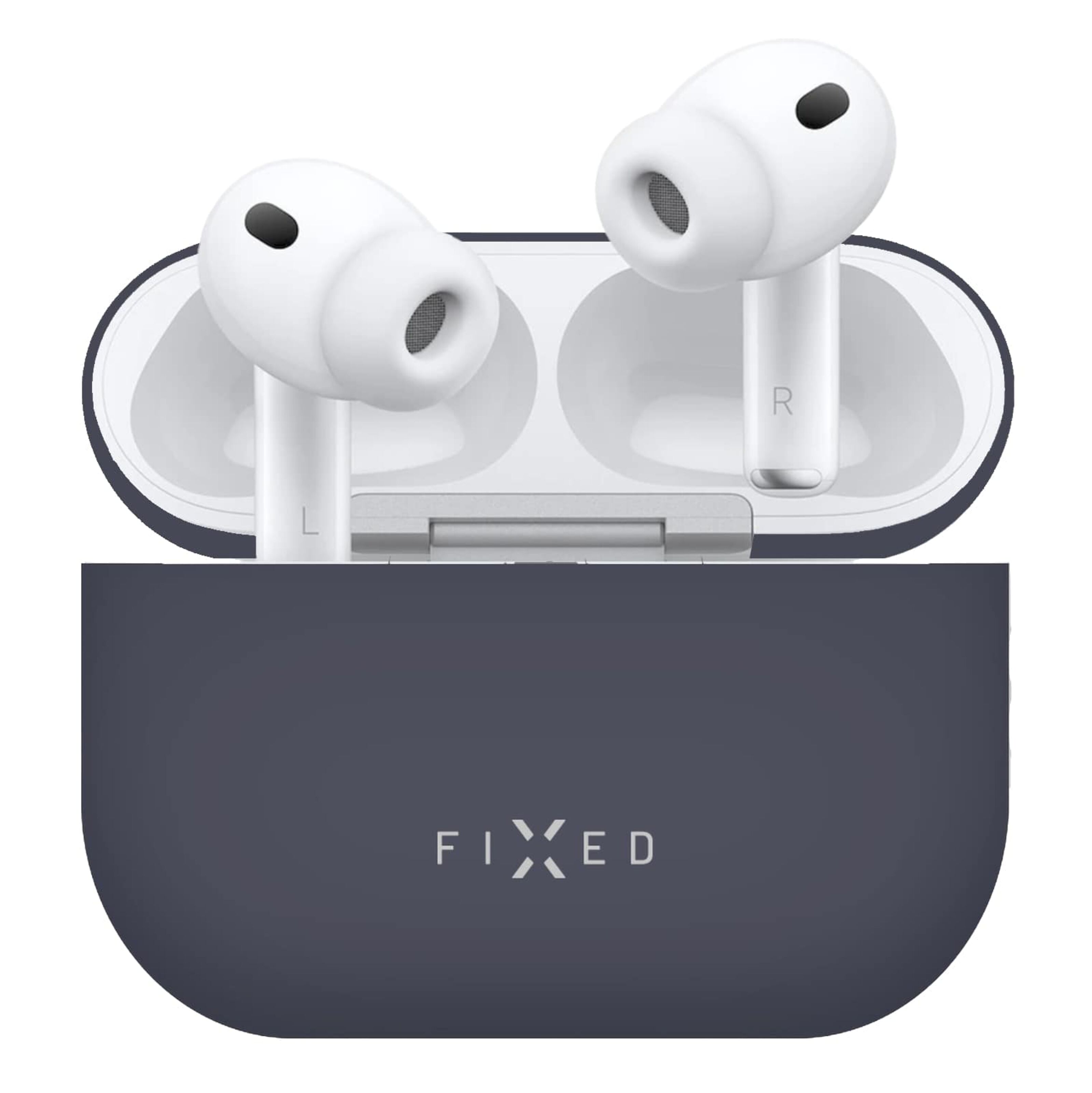 Fixed Silky Silikonfodral för Apple AirPods Pro 3 Blå