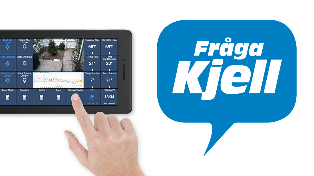 Surfplattan som kontrollerar hela hemmet