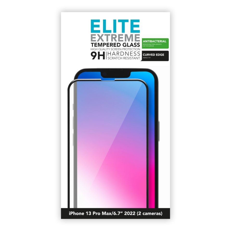 Linocell Elite Extreme Curved Skjermbeskytter for iPhone 13 Pro Max of 14 Plus