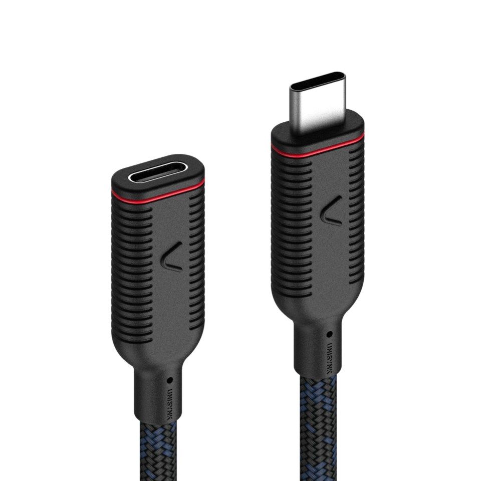 Unisynk USB-C-forlenger 80 cm